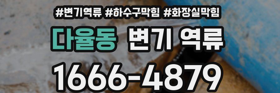 다율동 변기 역류