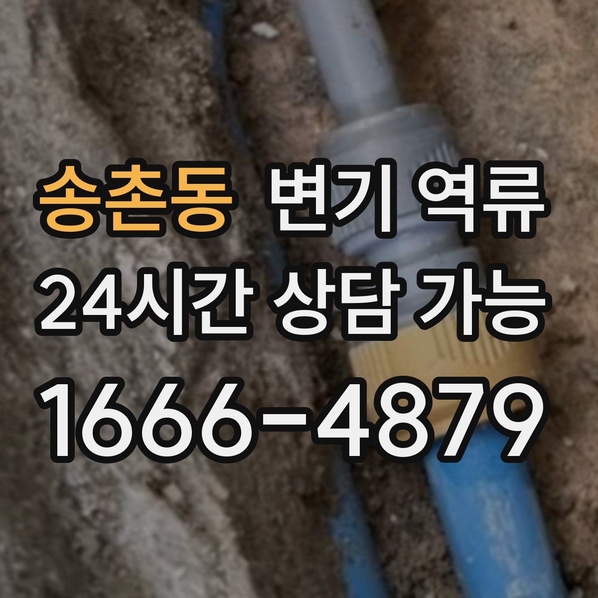 송촌동 변기 역류