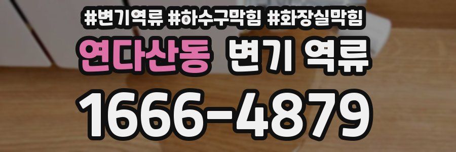 연다산동 변기 역류