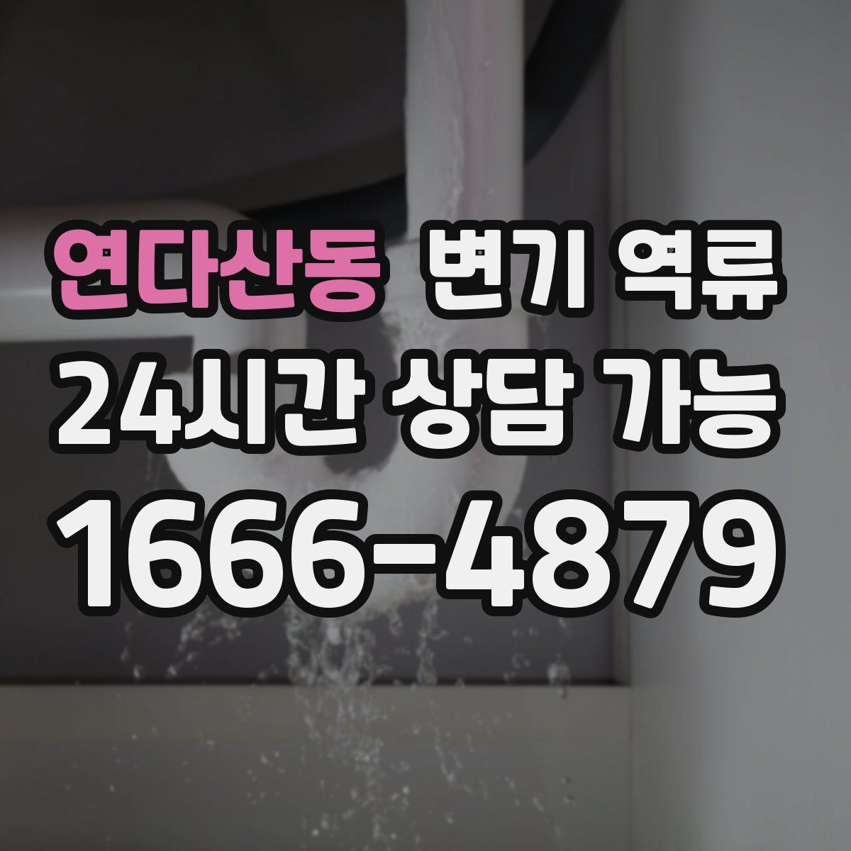 연다산동 변기 역류