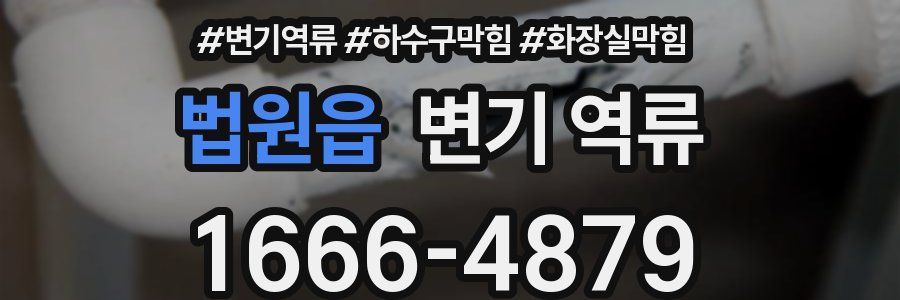 법원읍 변기 역류