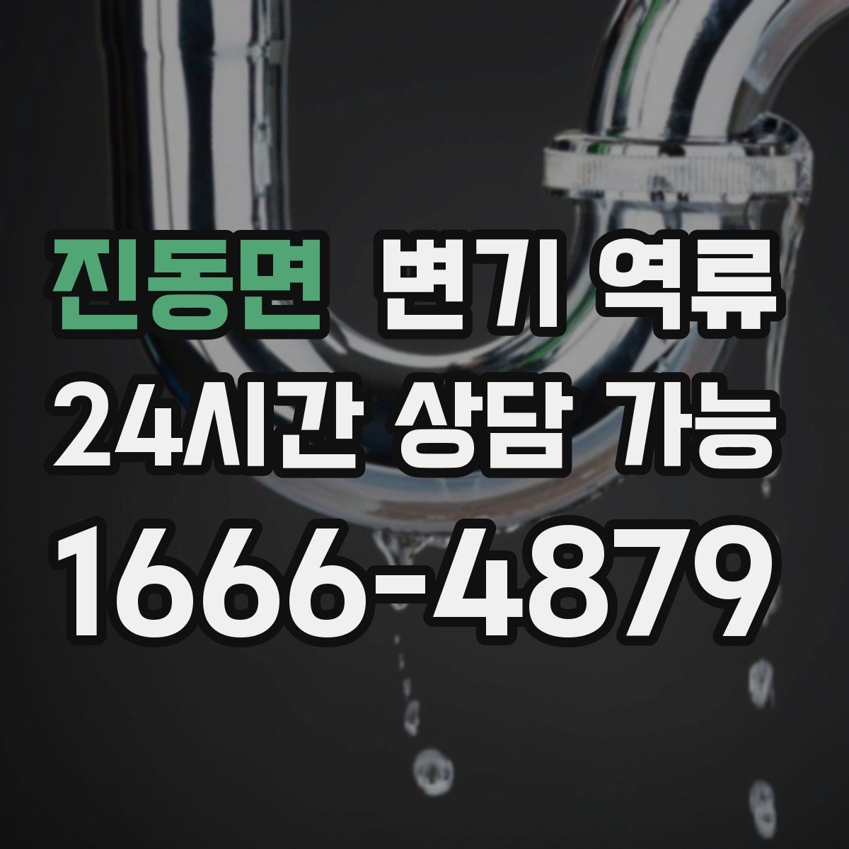 진동면 변기 역류