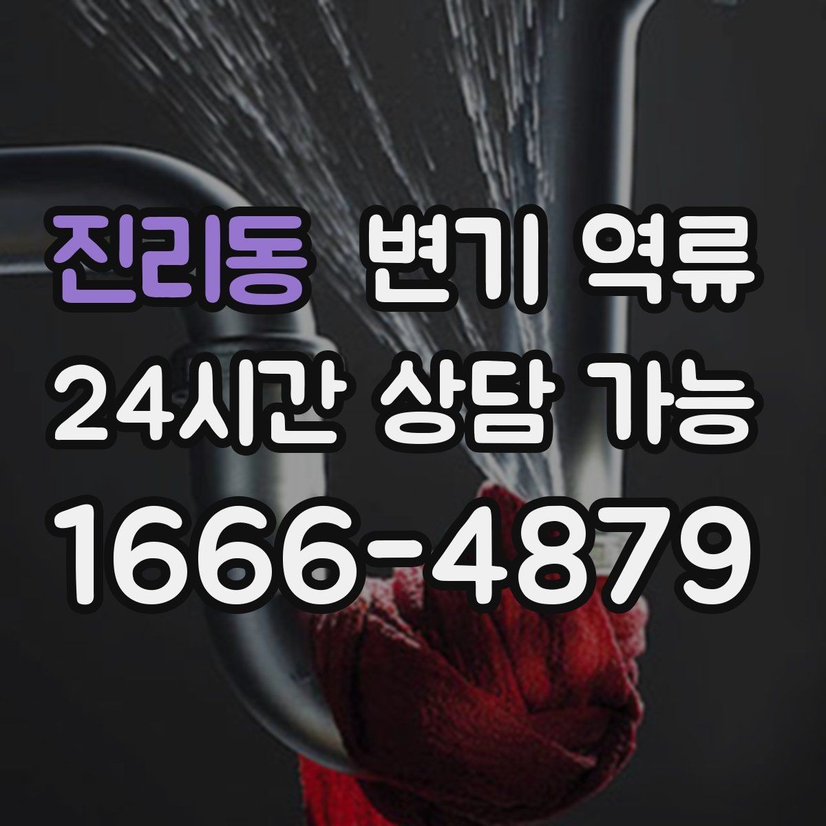진리동 변기 역류 배관 경사 문제가 있으면 어떤 증상이 날까