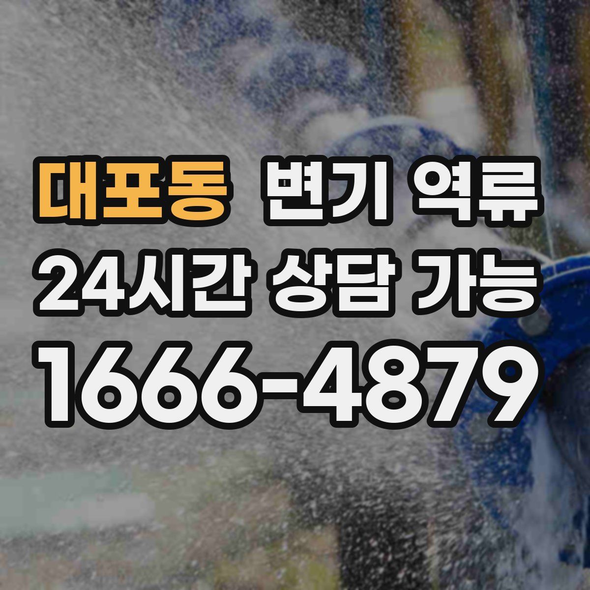대포동 변기 역류