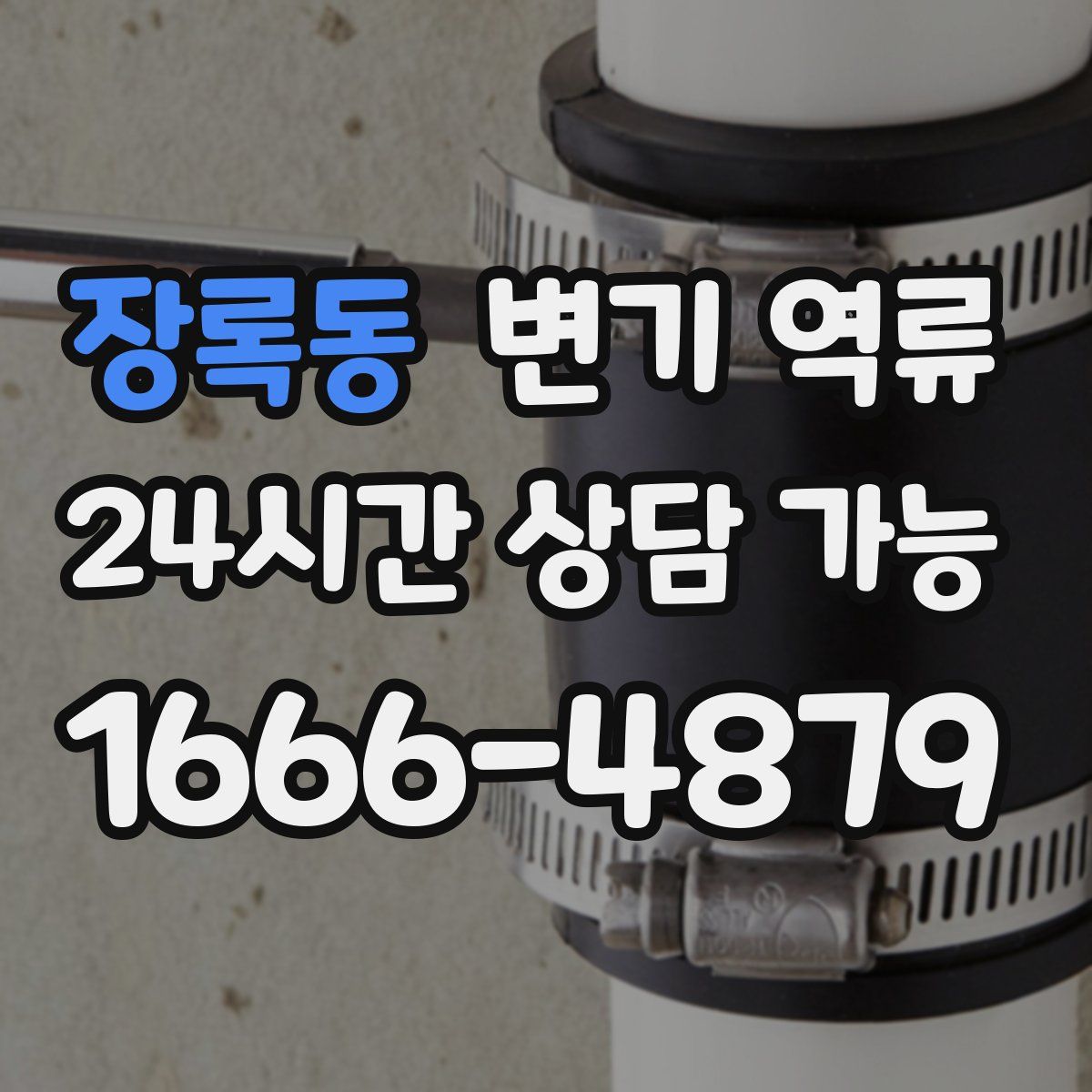 장록동 변기 역류