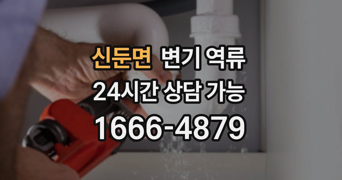 신둔면 변기 역류