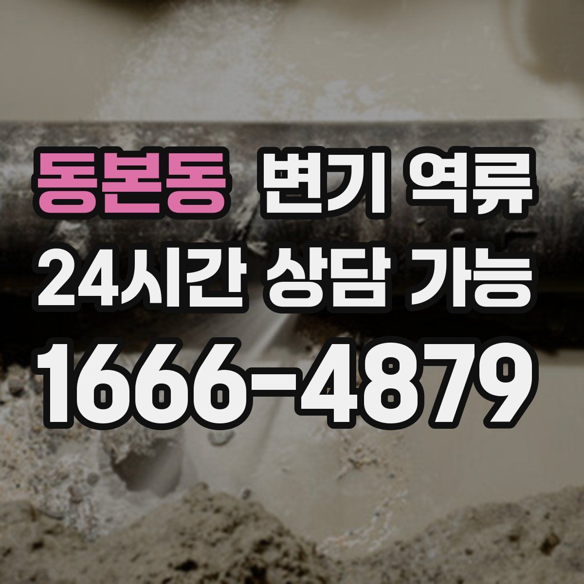 동본동 변기 역류