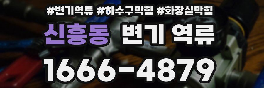신흥동 변기 역류