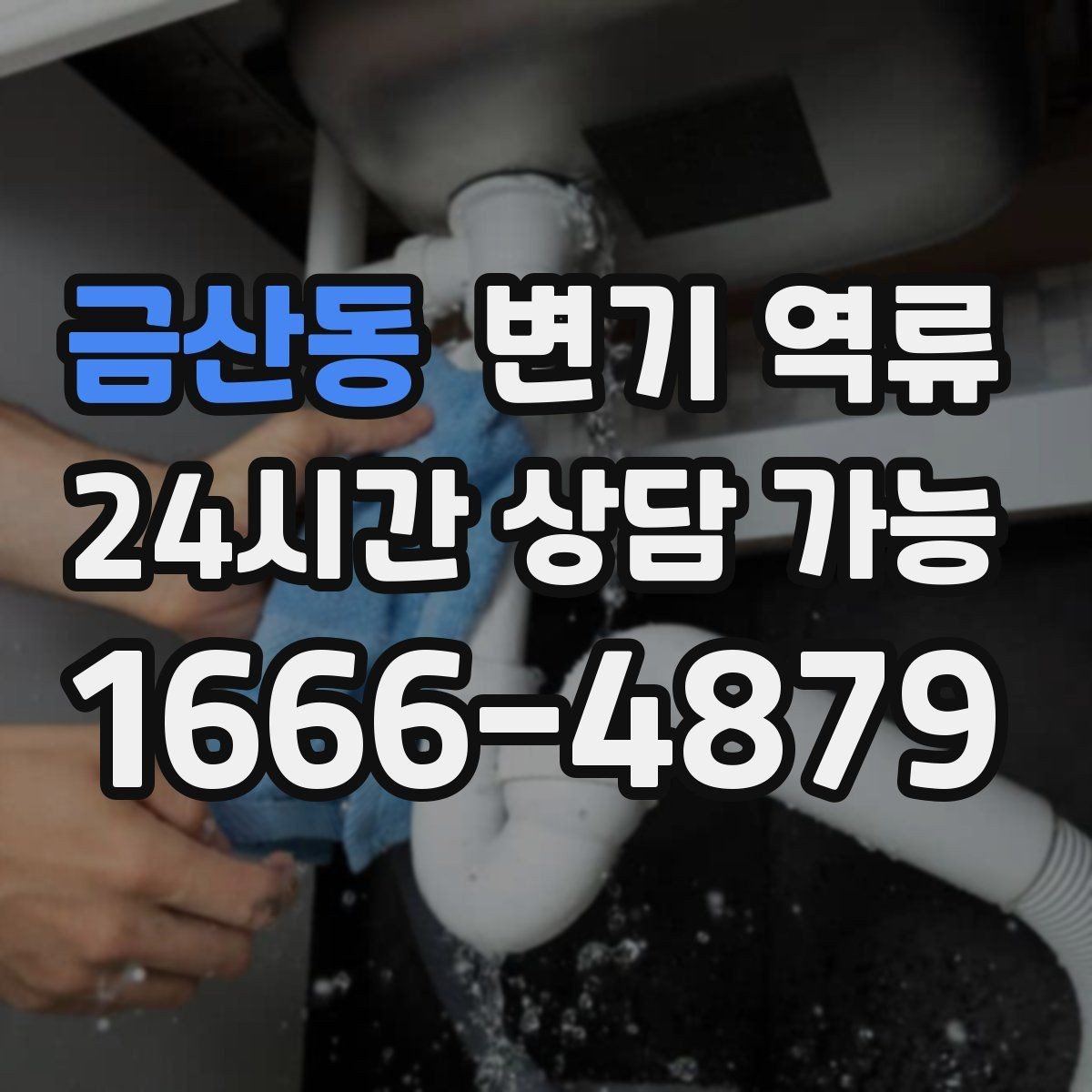 금산동 변기 역류 공용 라인 막힘일 때 특히 위험한 행동