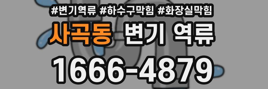 사곡동 변기 역류