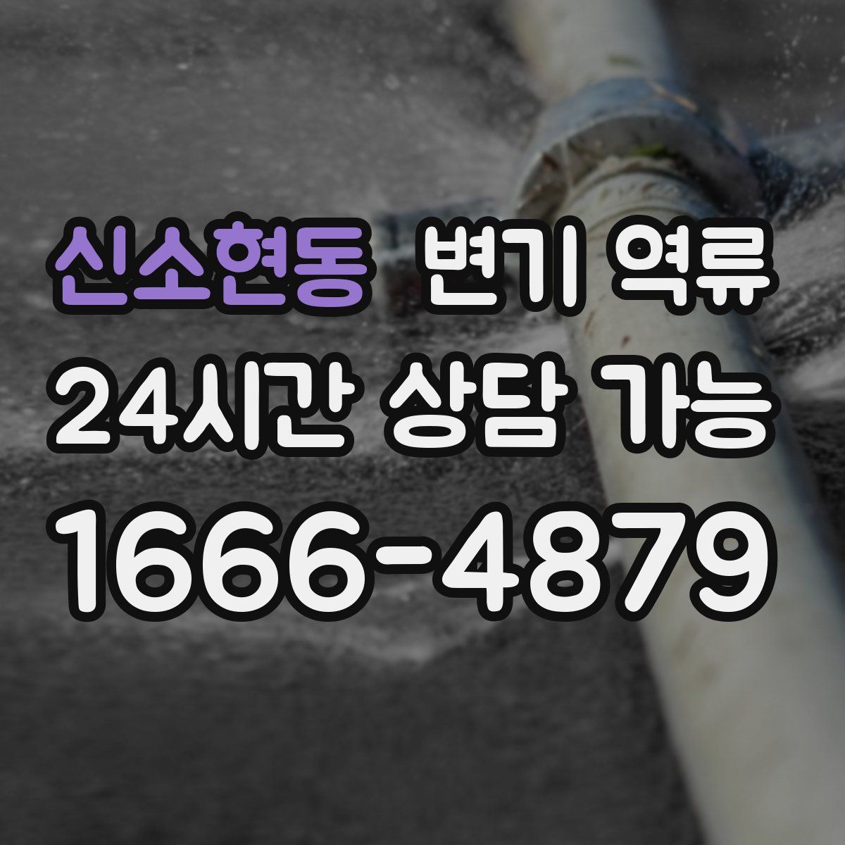 신소현동 변기 역류