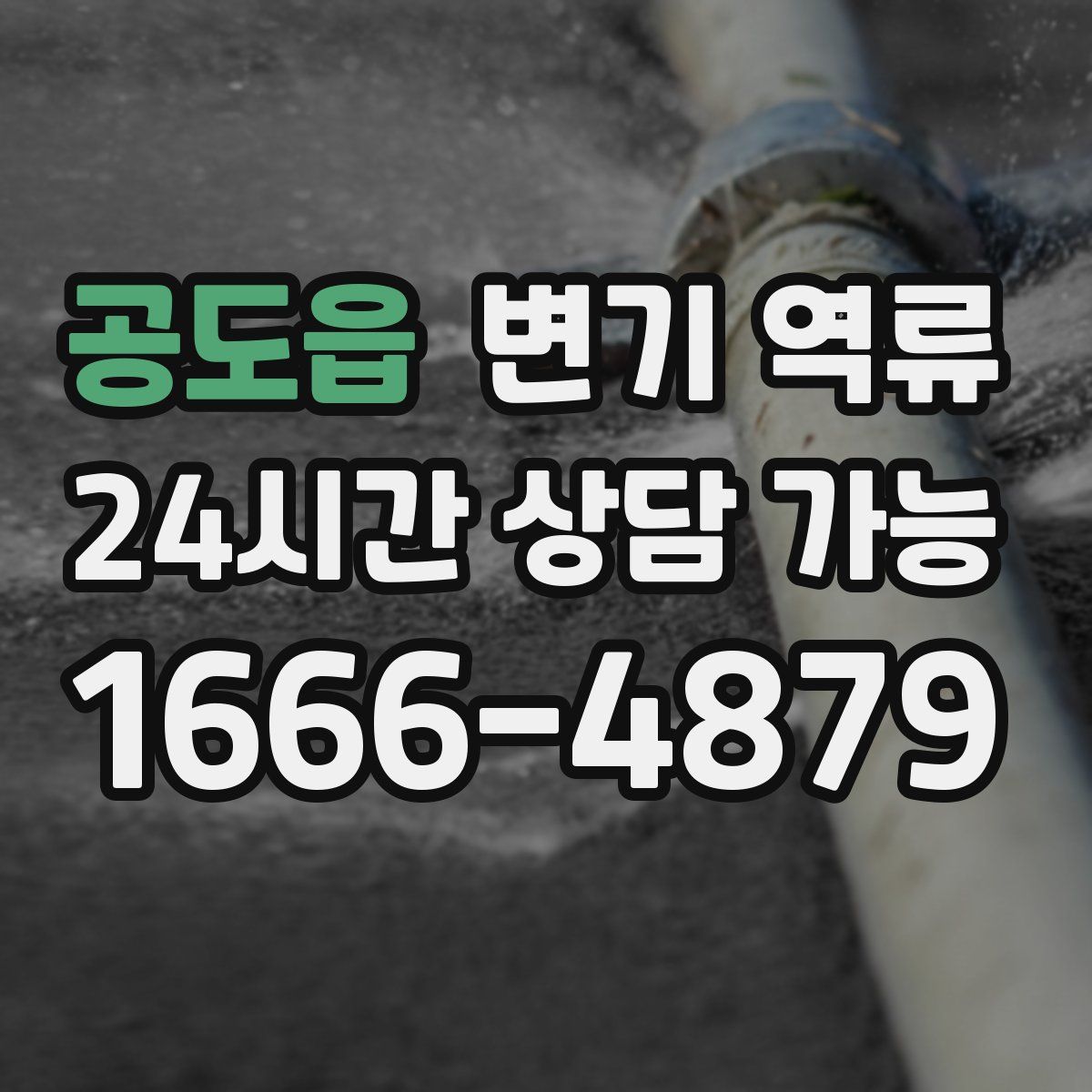 공도읍 변기 역류