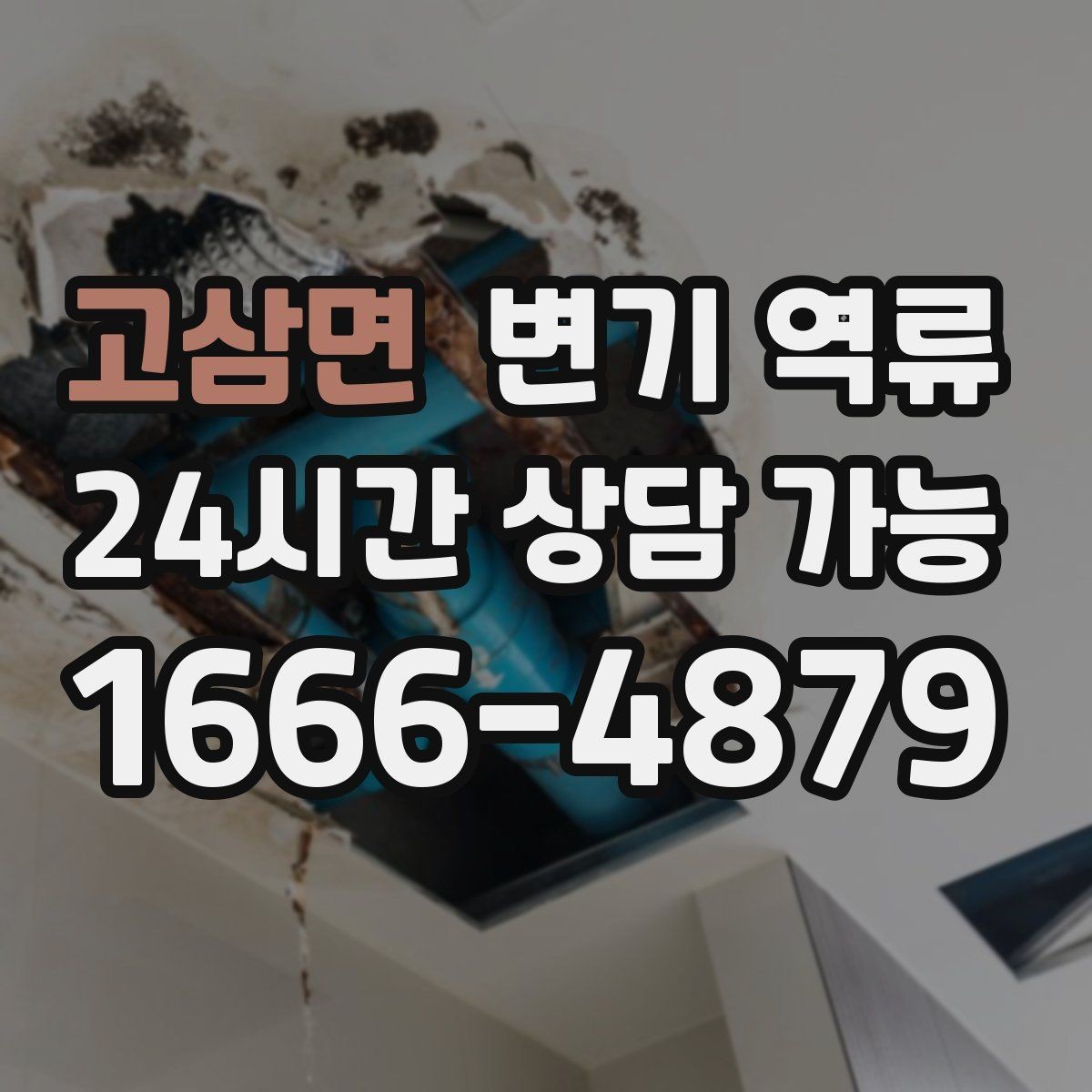 고삼면 변기 역류 같은 자리에서 계속 생기는 원인