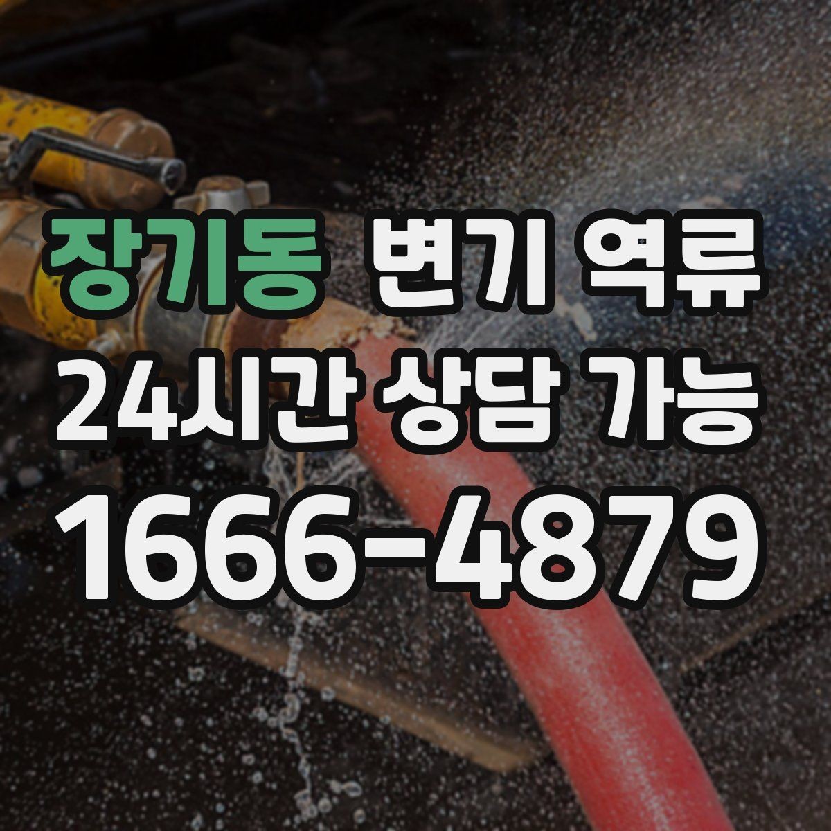장기동 변기 역류 같은 자리에서 계속 생기는 원인