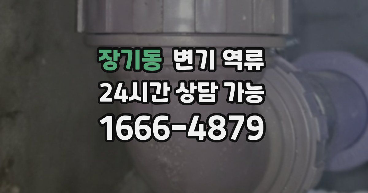 장기동 변기 역류
