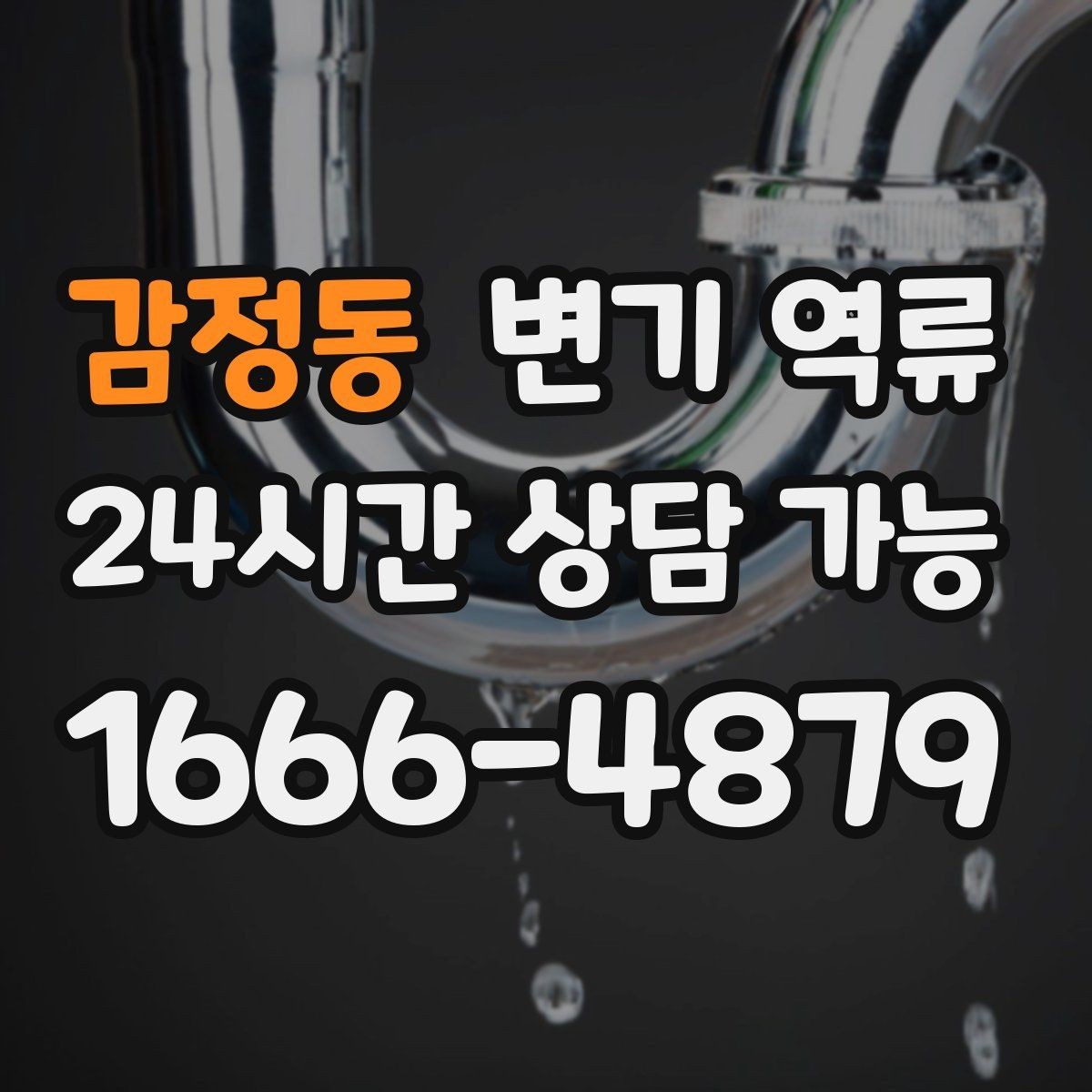 감정동 변기 역류 평소엔 괜찮다가 갑자기 심해지는 이유