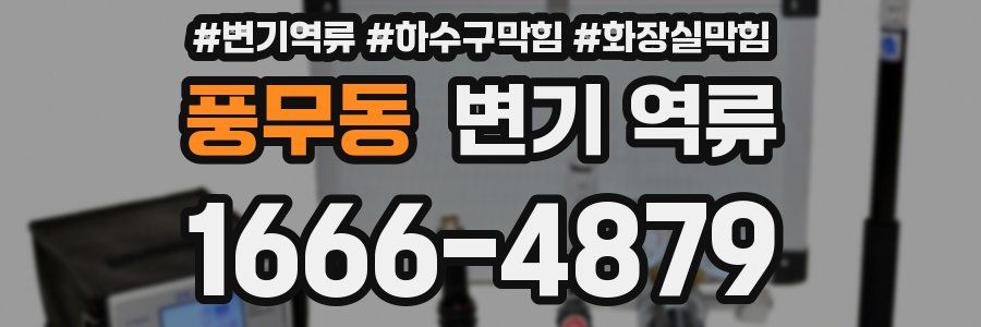 풍무동 변기 역류