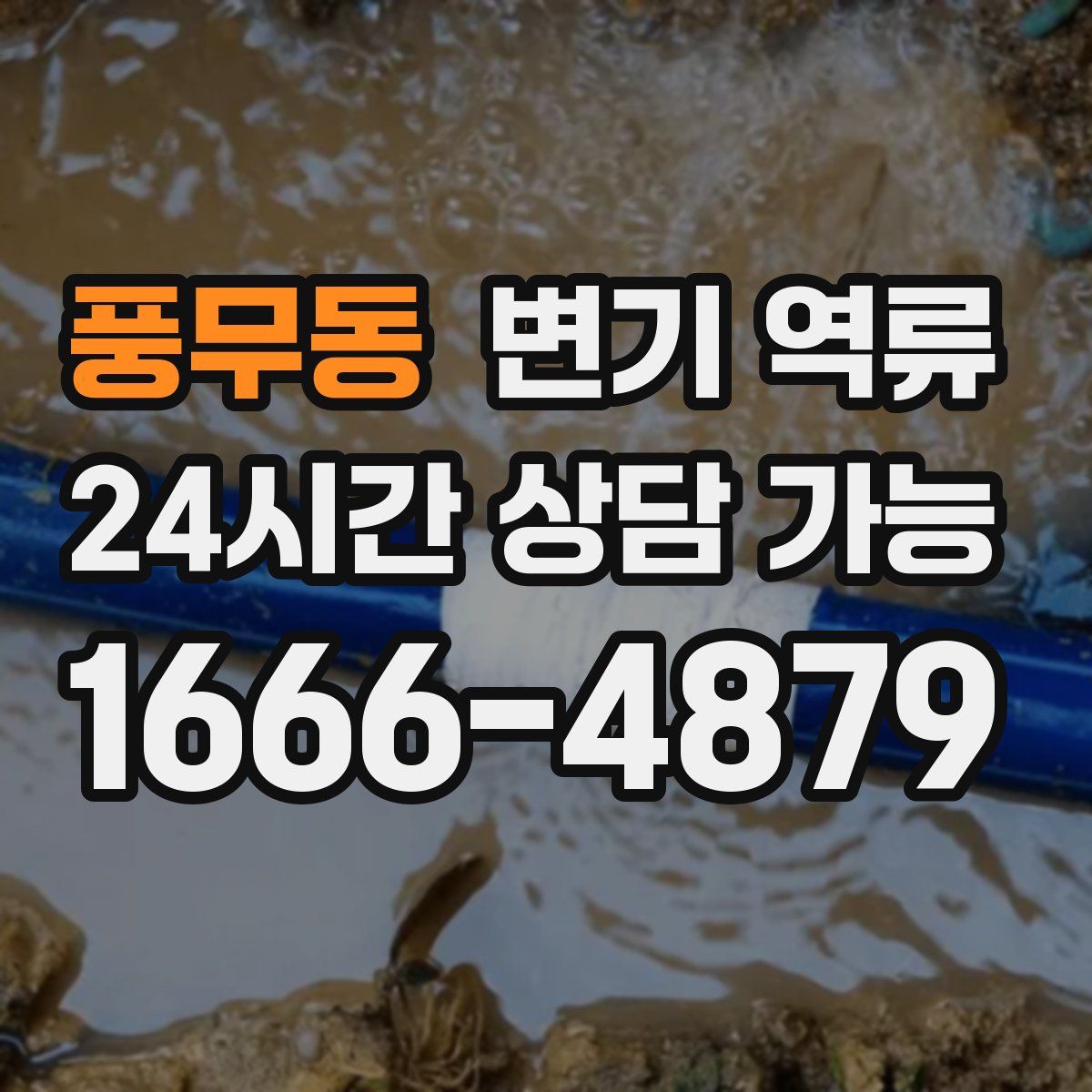 풍무동 변기 역류