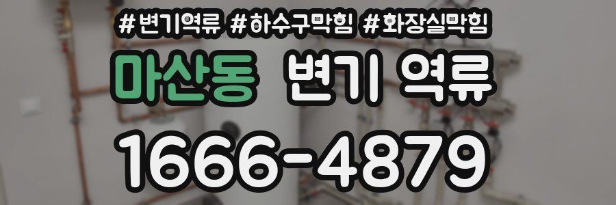 마산동 변기 역류