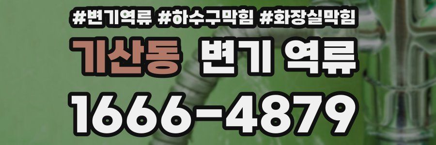 기산동 변기 역류