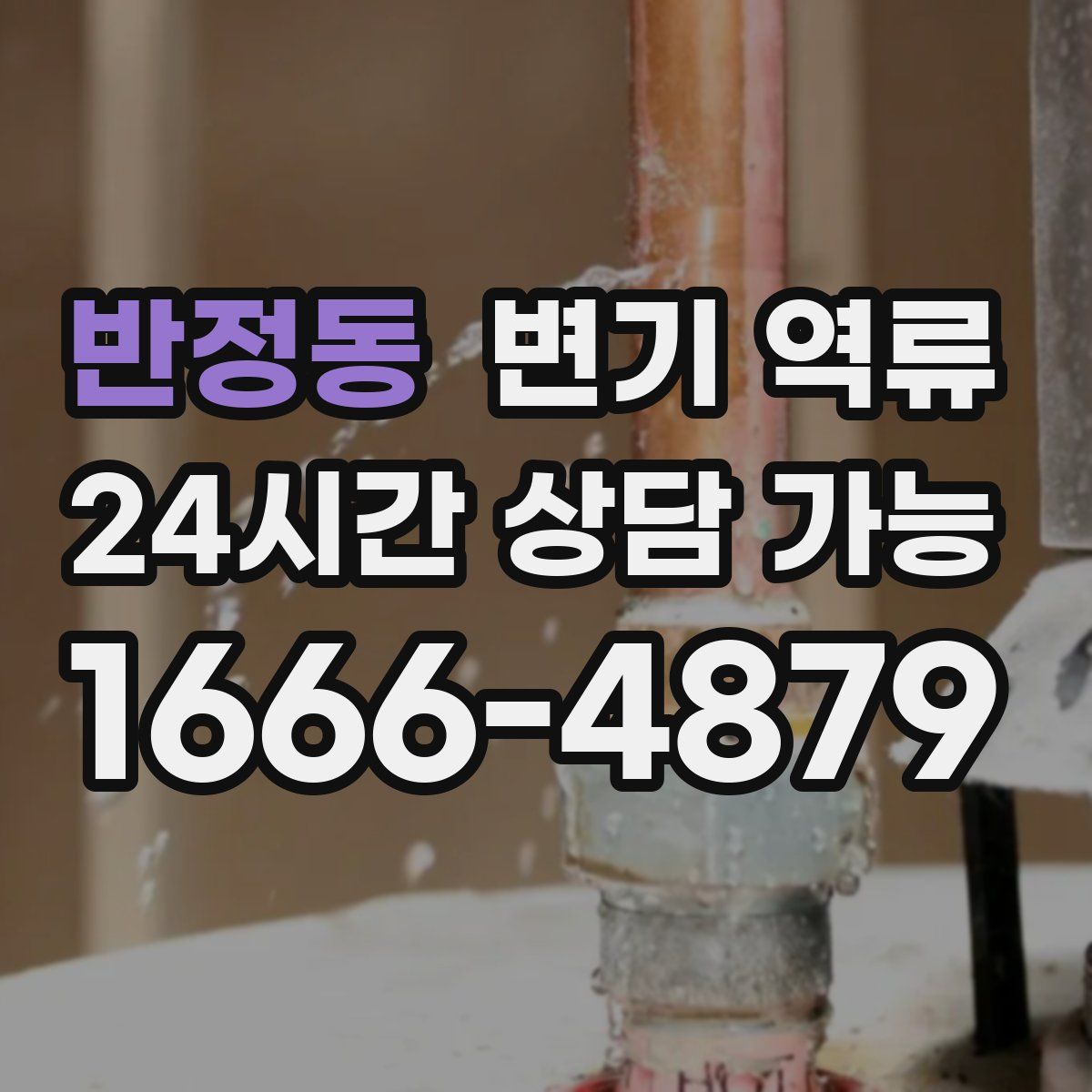 반정동 변기 역류