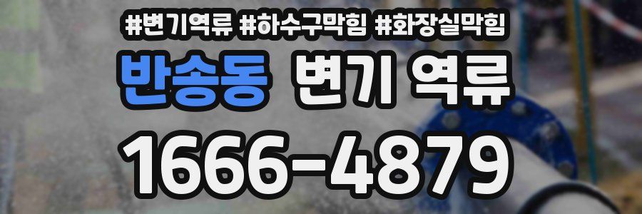 반송동 변기 역류