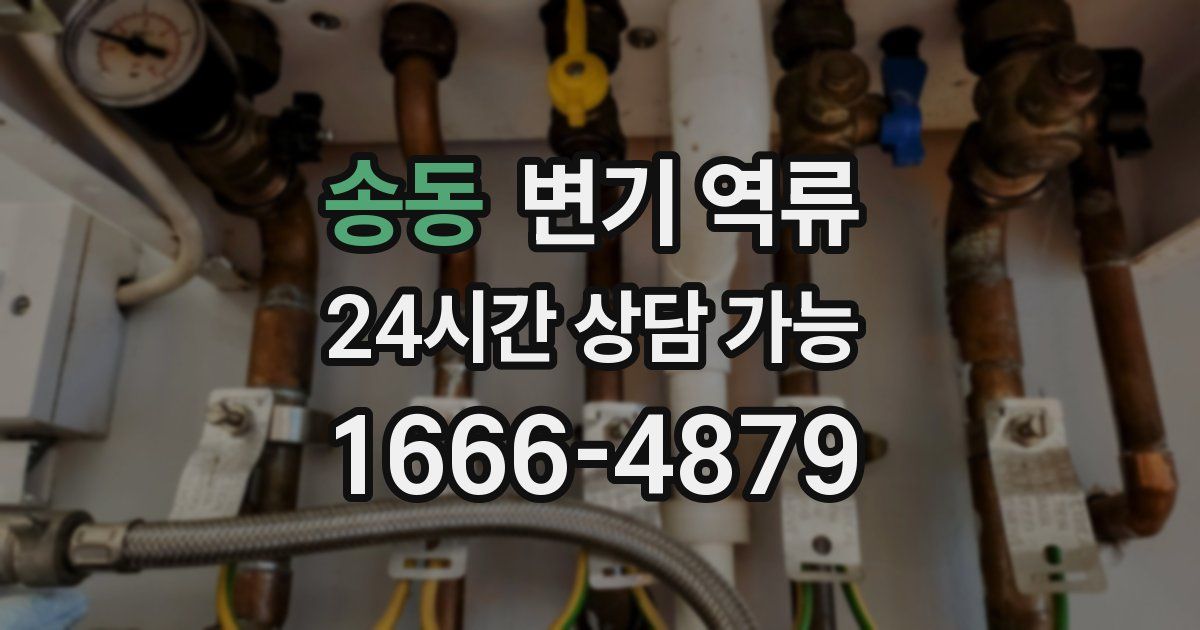 송동 변기 역류