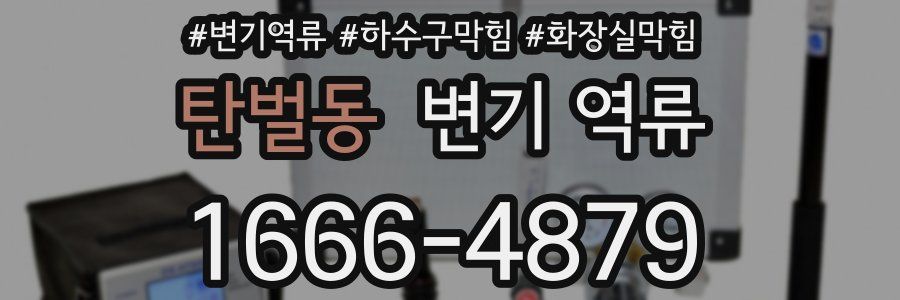 탄벌동 변기 역류