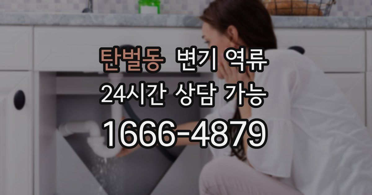 탄벌동 변기 역류