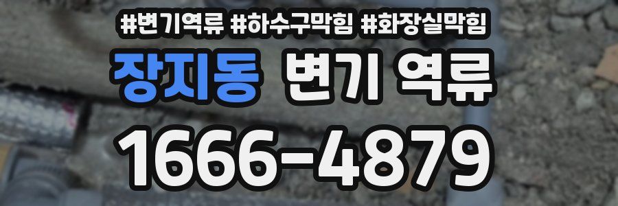 장지동 변기 역류