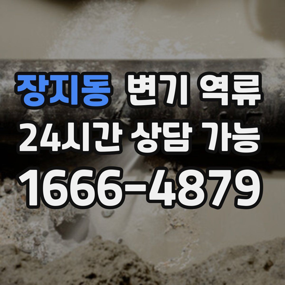 장지동 변기 역류