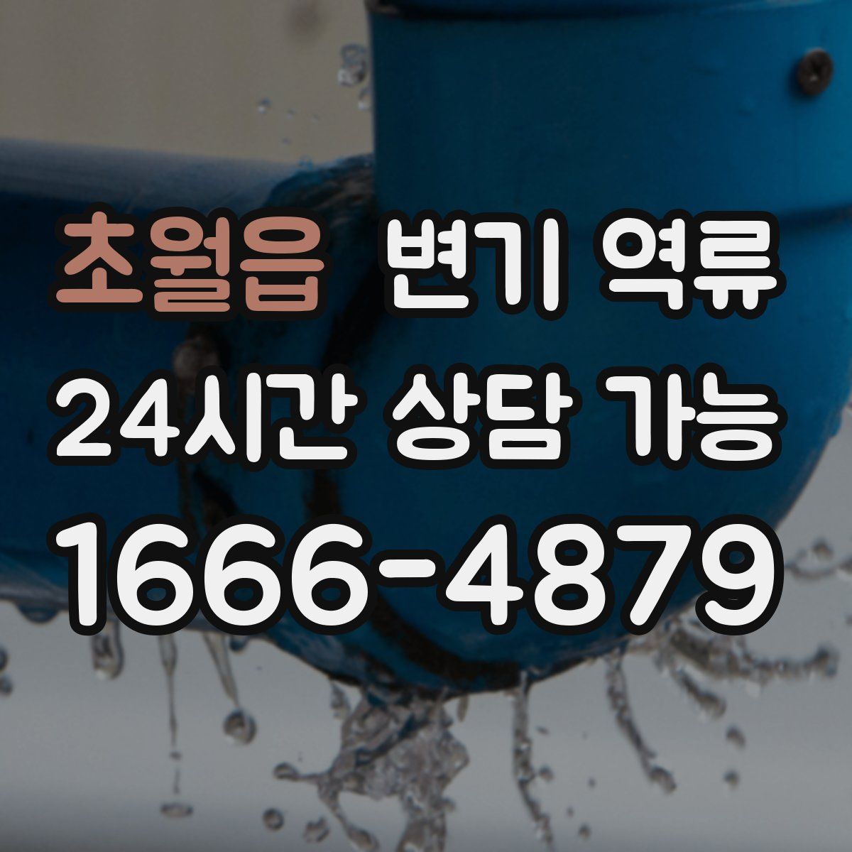 초월읍 변기 역류