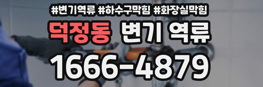 덕정동 변기 역류