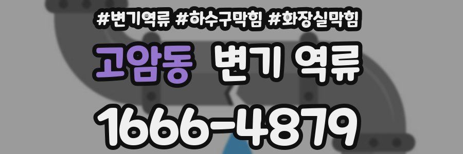 고암동 변기 역류