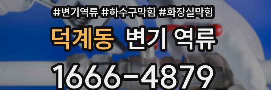 덕계동 변기 역류