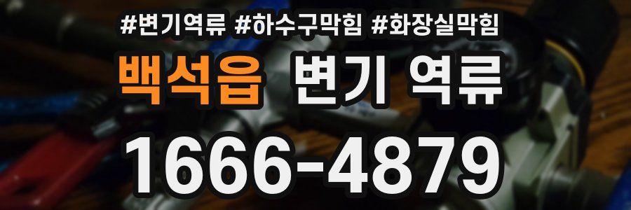 백석읍 변기 역류