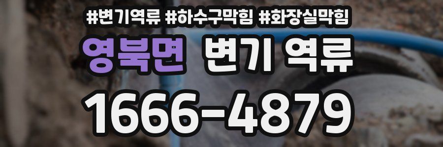 영북면 변기 역류