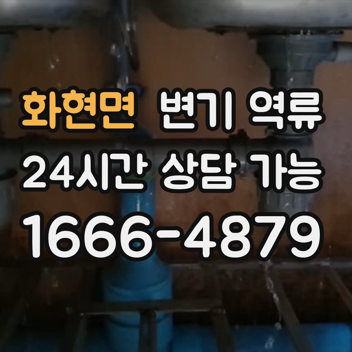 화현면 변기 역류