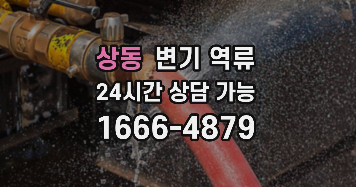 상동 변기 역류