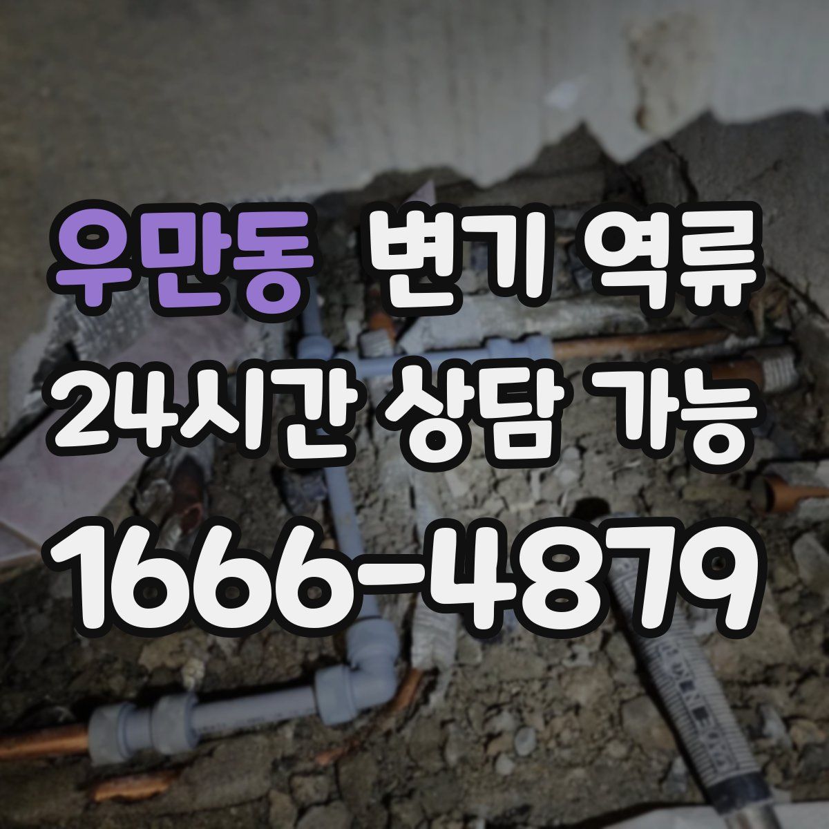 우만동 변기 역류