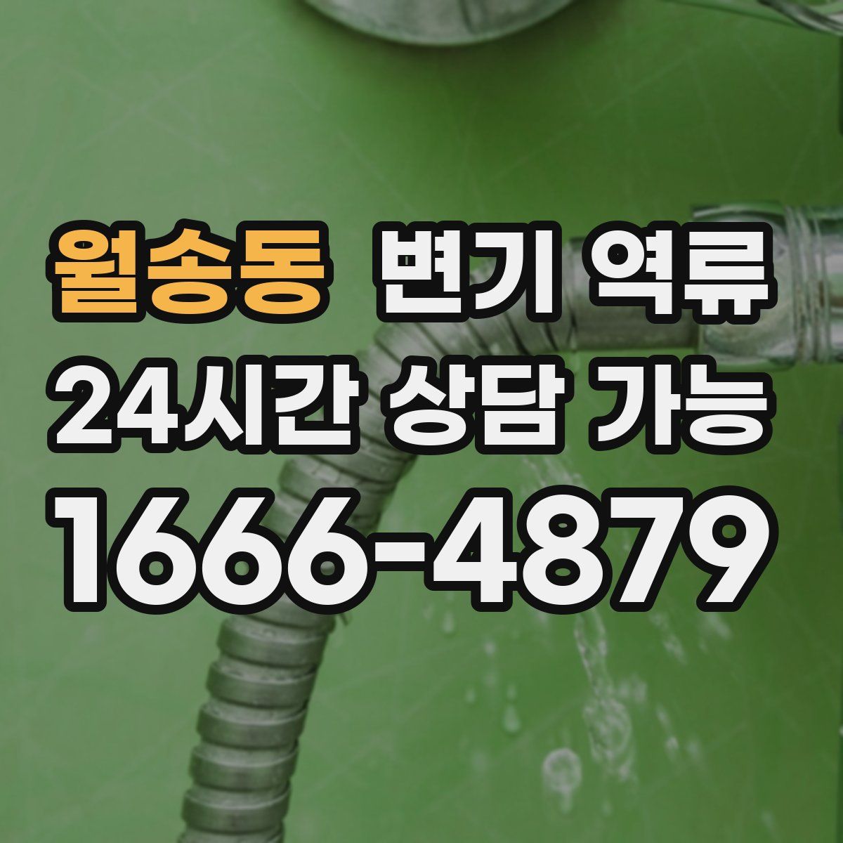 월송동 변기 역류