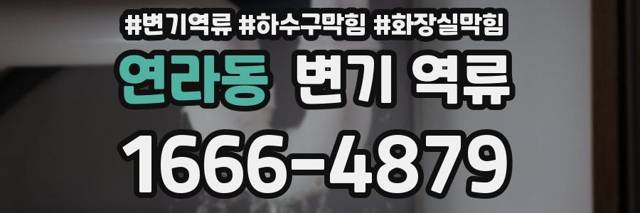 연라동 변기 역류