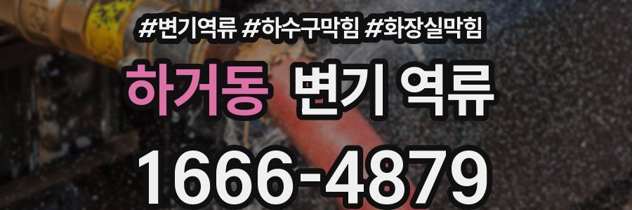 하거동 변기 역류