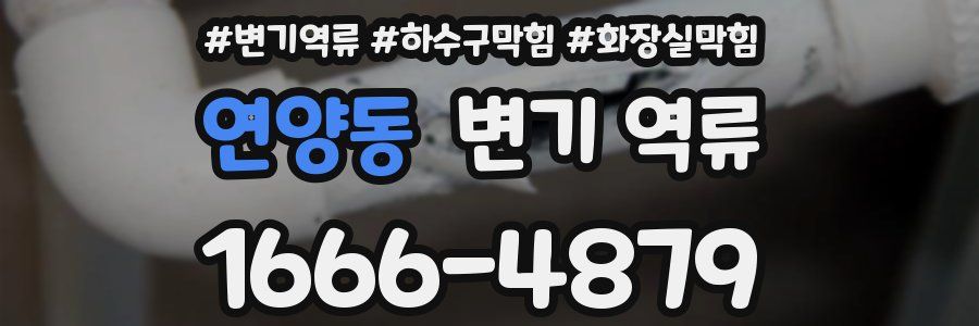 연양동 변기 역류