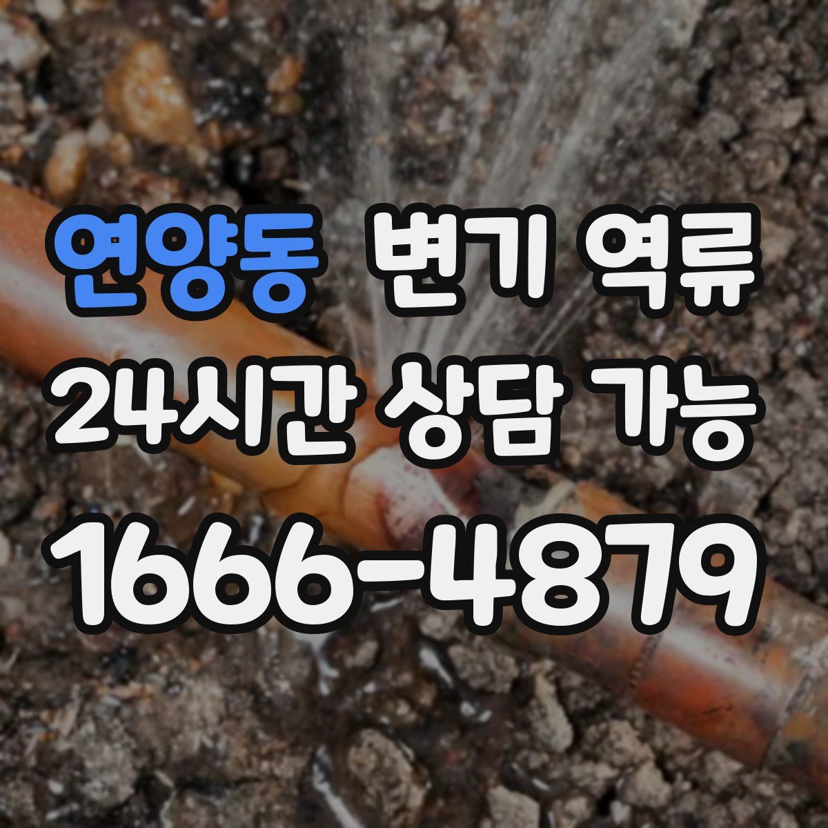 연양동 변기 역류