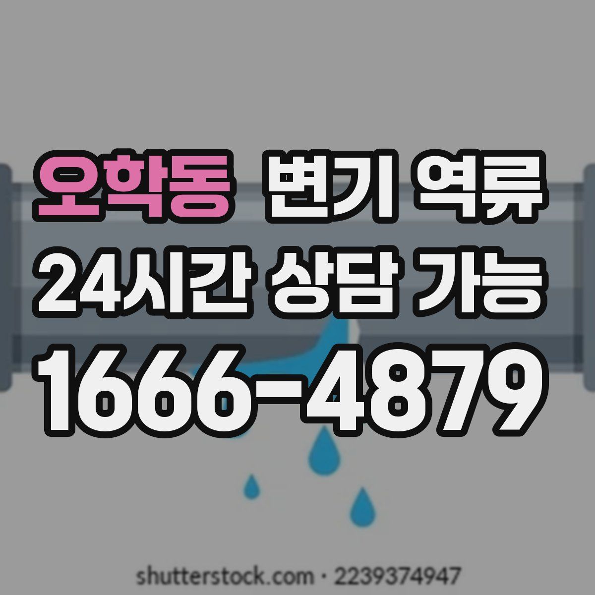 오학동 변기 역류