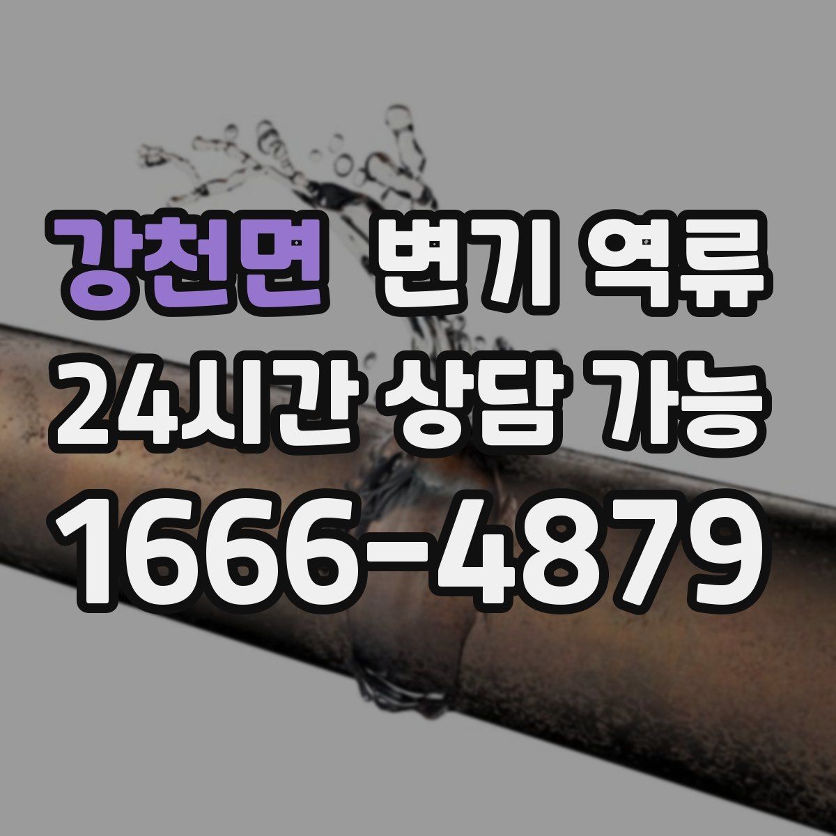 강천면 변기 역류 상가 화장실에서 자주 생기는 이유