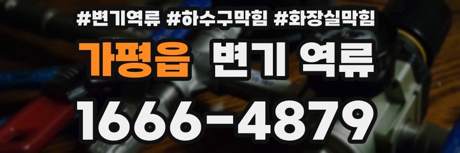 가평읍 변기 역류
