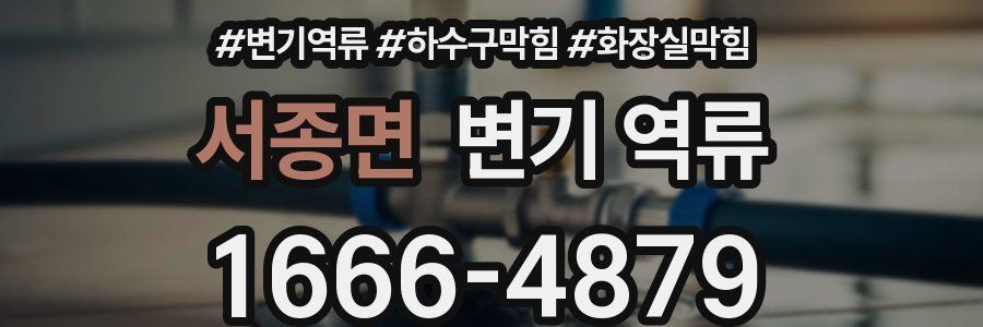 서종면 변기 역류