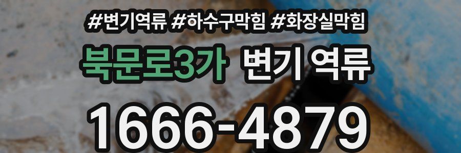 북문로3가 변기 역류